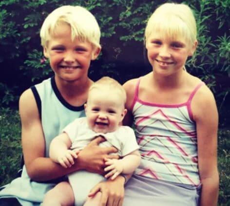 Flemming Rasmussen children Kristina Dolberg, Kasper Dolberg, and Freja Dolberg.